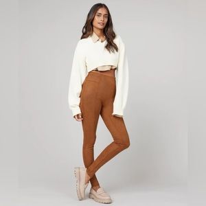 Spanx Faux Suede Leggings